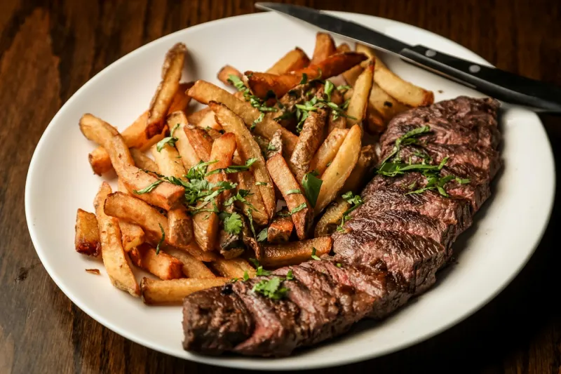 Steak à cheval