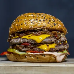 Burger double steak