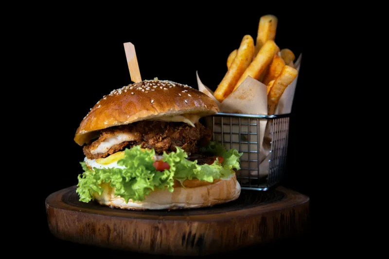 Burger poulet
